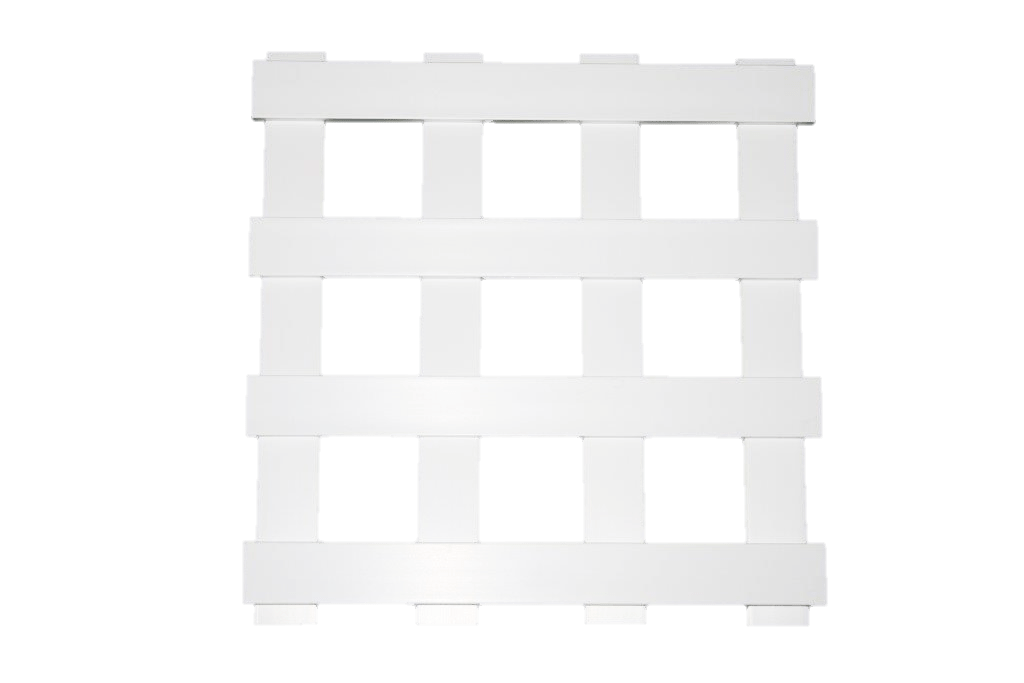 DuraShell® 2" Square Vinyl Lattice 4' X 6' Permalatt