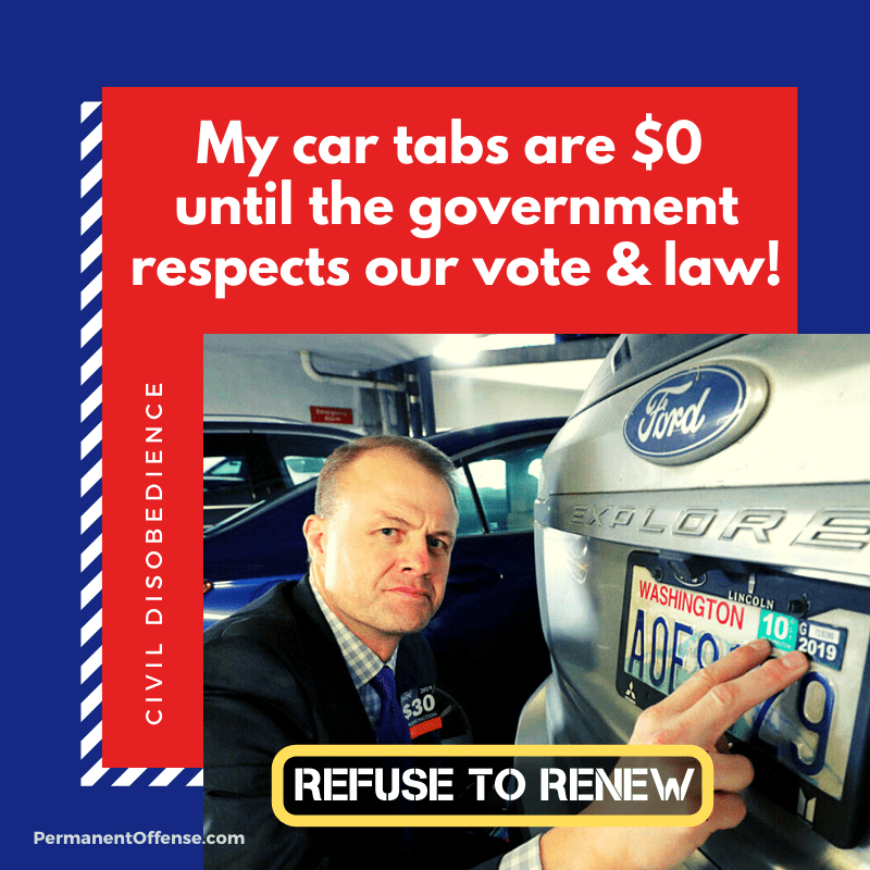 My vehicle tabs are 11 months overdue. I won't, and you shouldn't