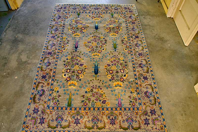 5×8 Blue Persian Luribaft Tribal Golden Age Oriental Rug Importers
