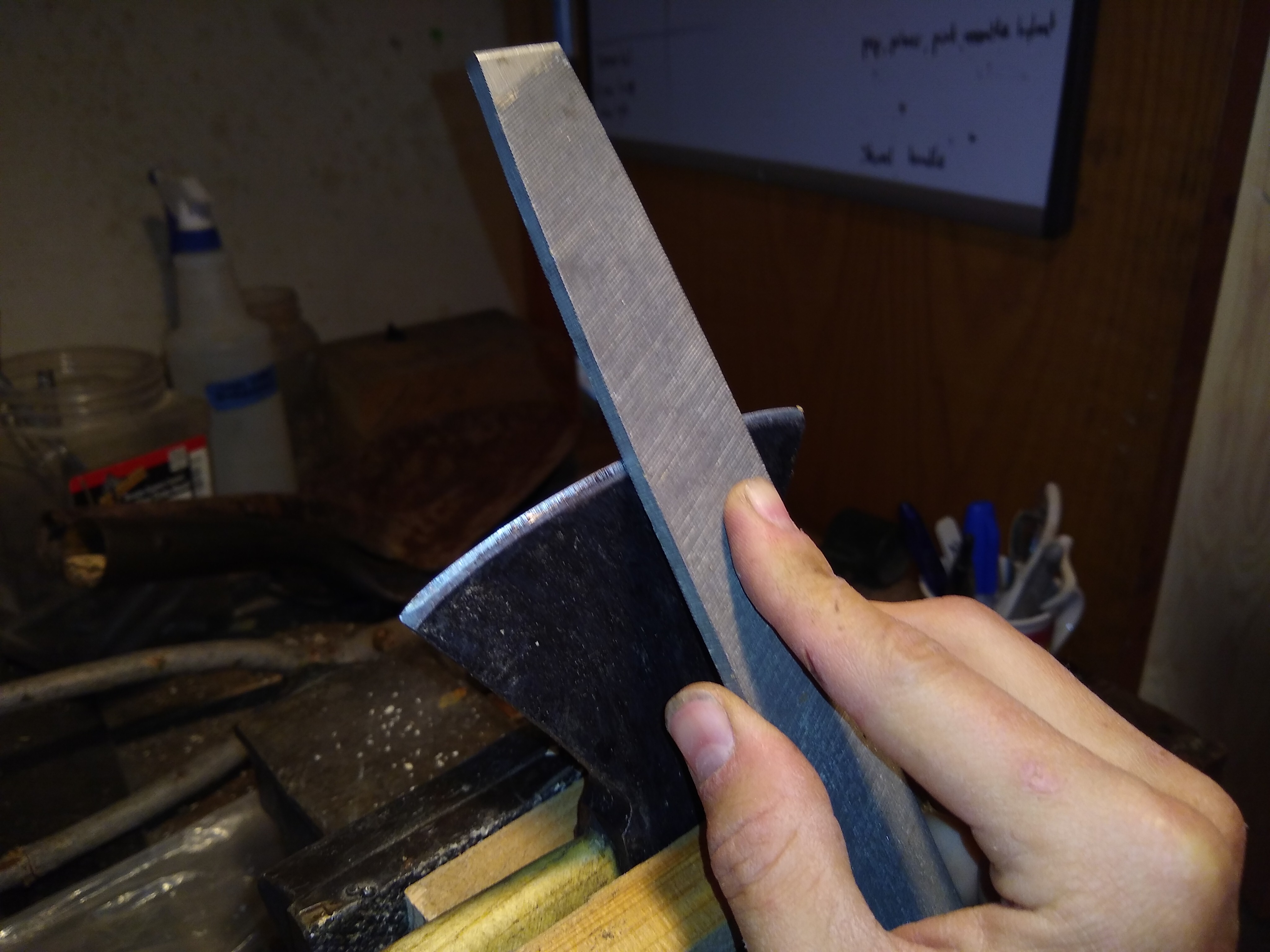 Sharpen a Hatchet PEP BB tool.sand.hatchet (peptoolcare forum at