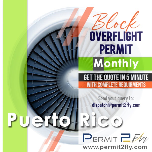 Puerto Rico Overflight Permits Regulations 2024