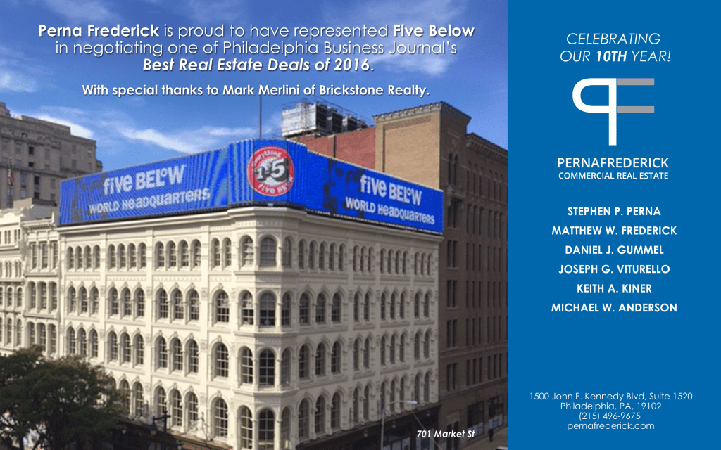 PernaFrederick » Blog Archive Five Below selected as one of