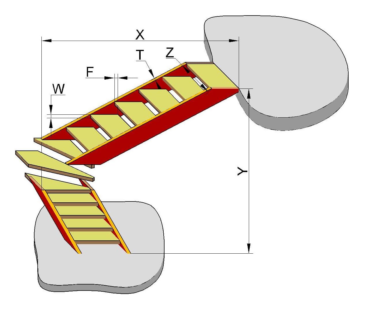 3D Lshaped winder staircase calculator Building materials & winder