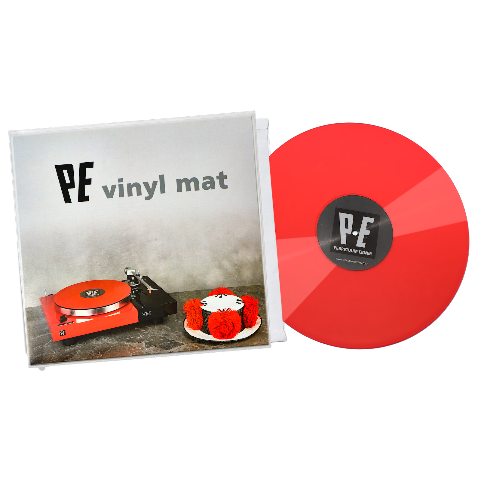 LP Vinylauflage aus massivem Vinyl PE vinyl mat Perpetuum Ebner