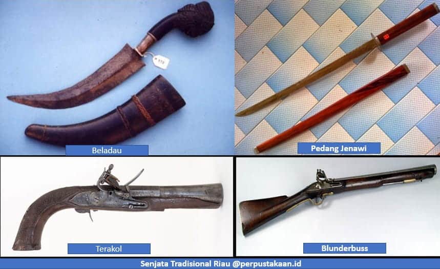 8 Senjata Tradisional Riau Gambar dan Penjelasannya
