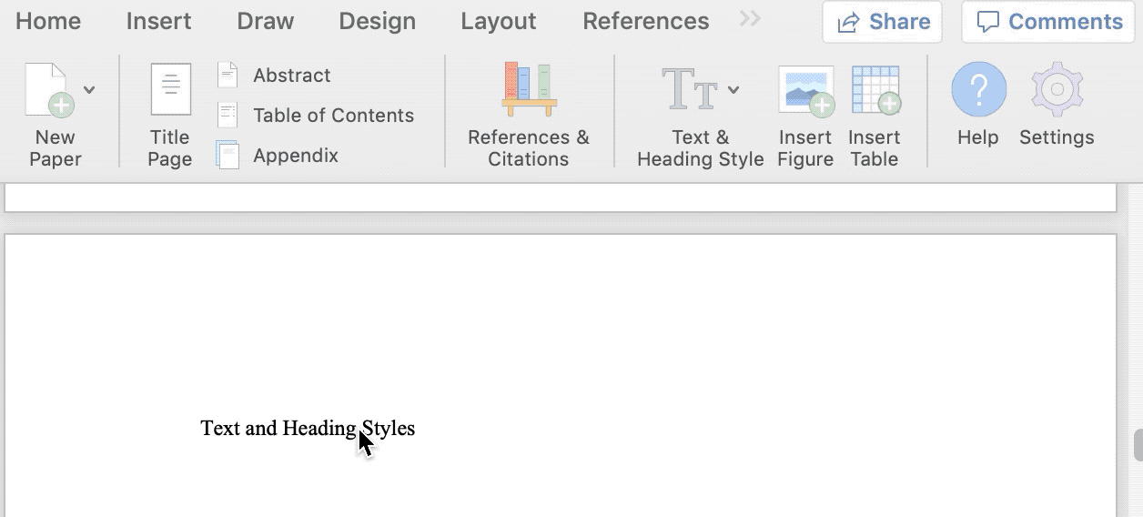 How to set Text & Heading Styles (Addin) PERRLA