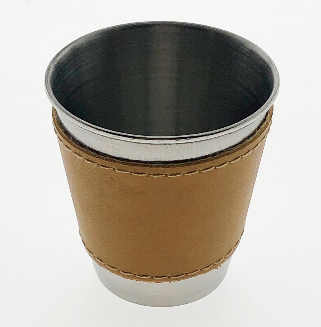 Leather Wrapped Shot Glass