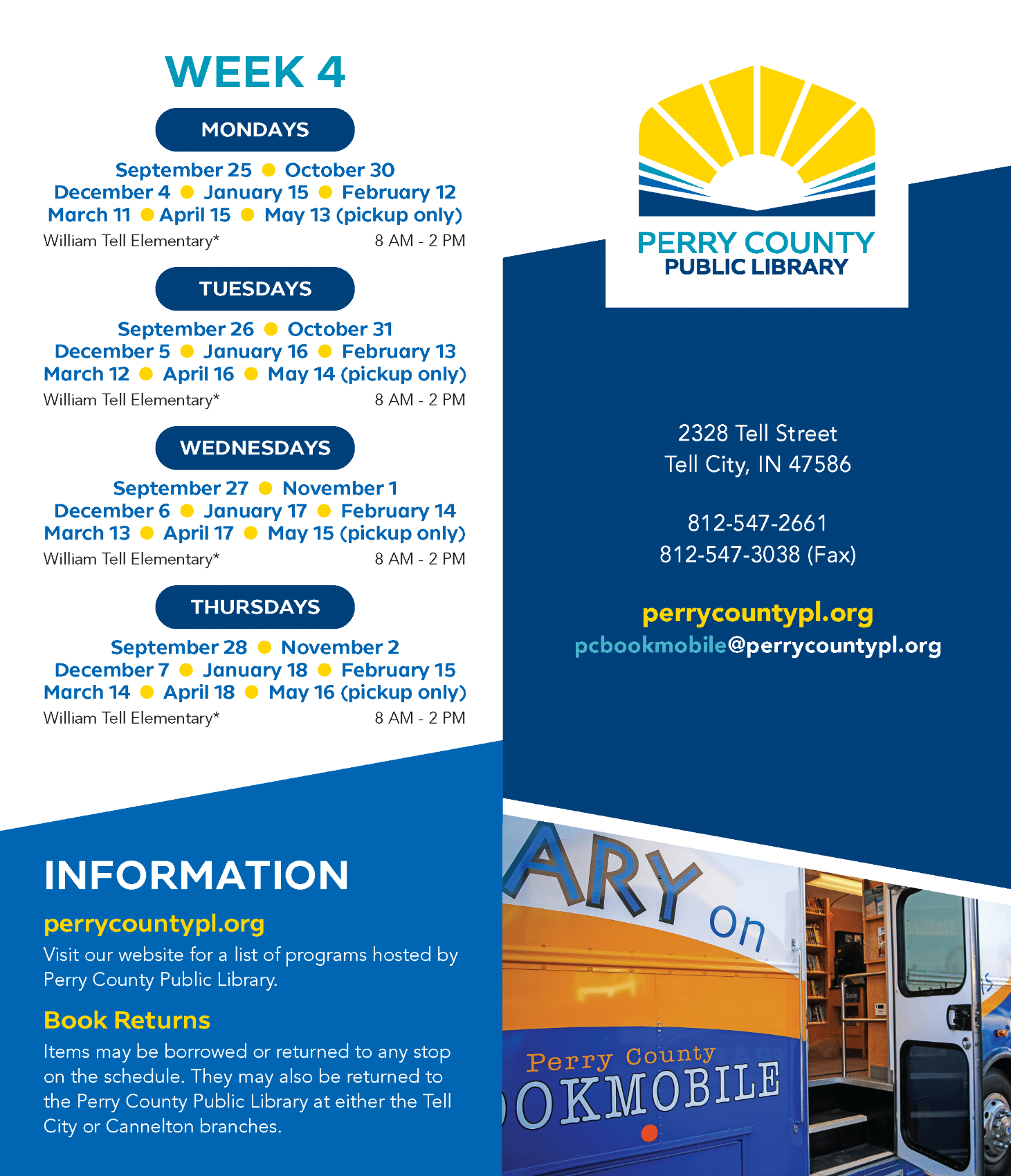 Bookmobile Perry County Public Library