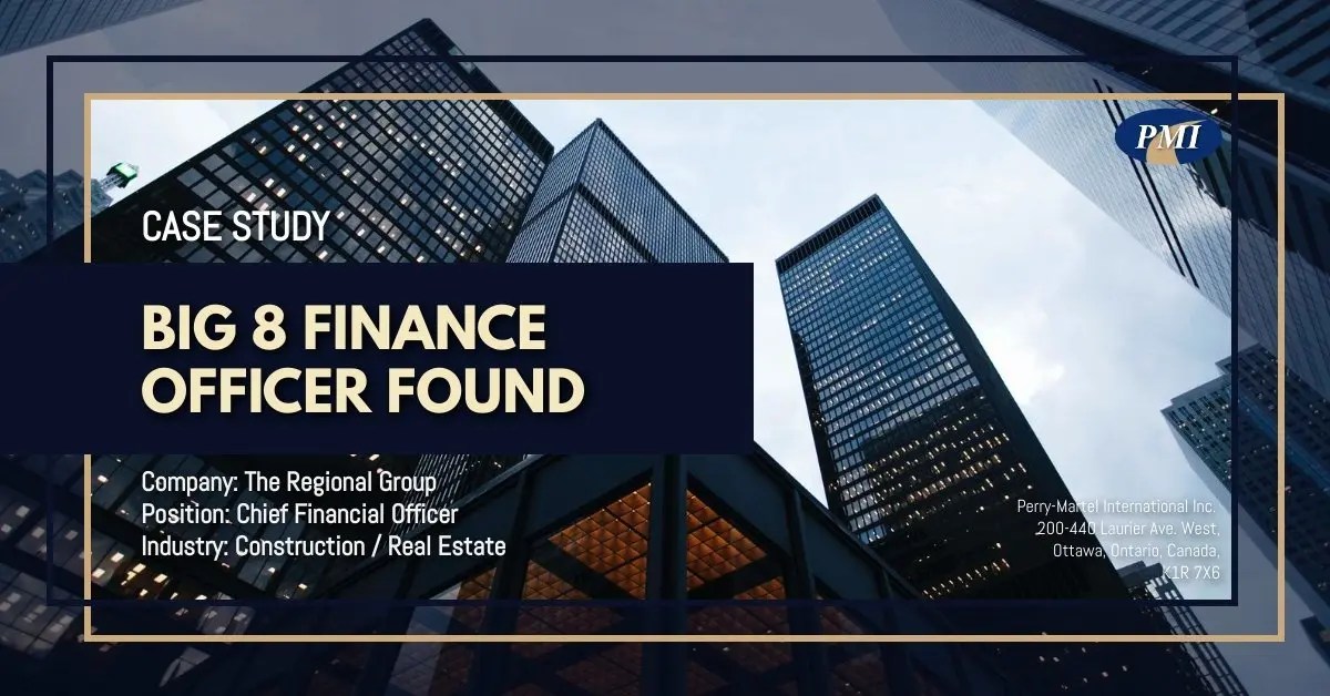 Construction / Real Estate Chief Financial Officer Case Study Perry