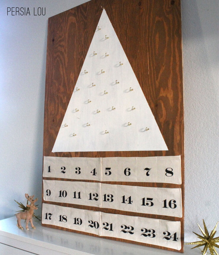 DIY Modern Advent Calendar - Persia Lou