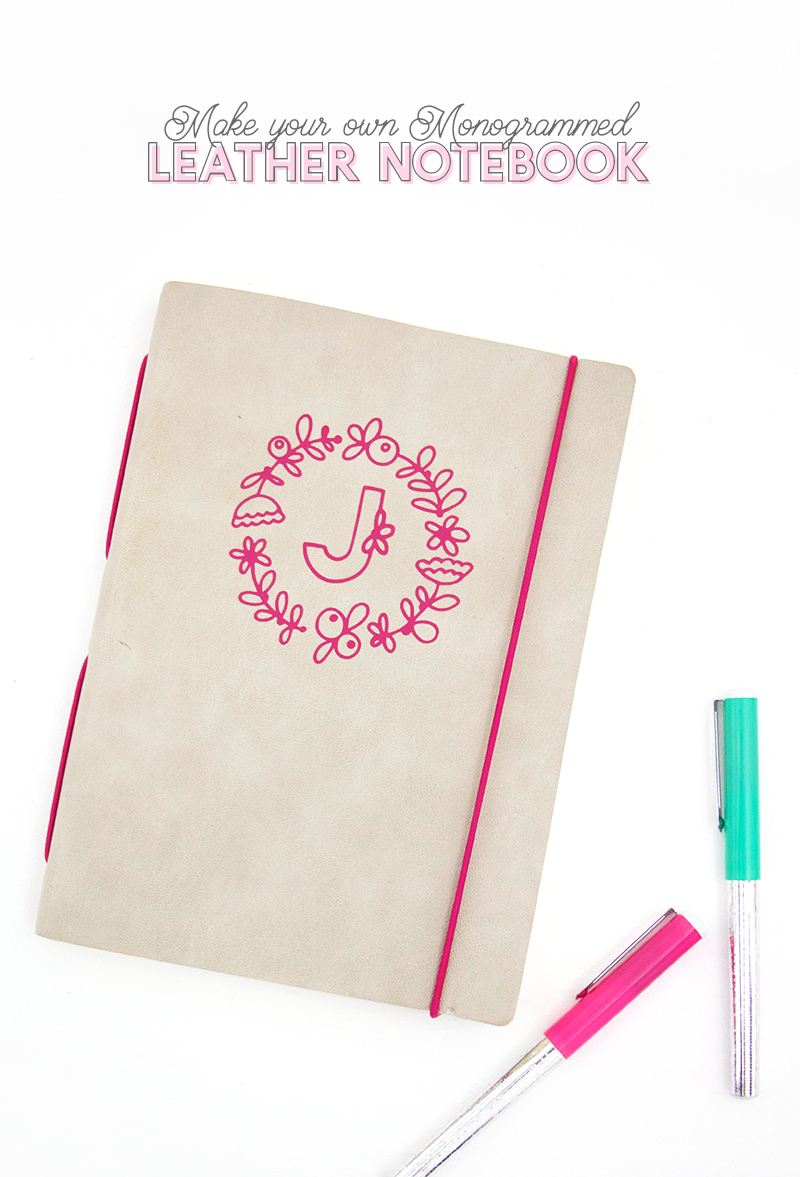 How to Apply Heat Transfer Vinyl to Leather + Free Floral Monogram SVG Cut  Files - Persia Lou