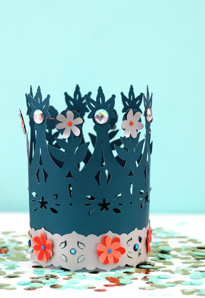 Ideas for Celebrating Kids' Birthdays DIY Paper Crowns Persia Lou
