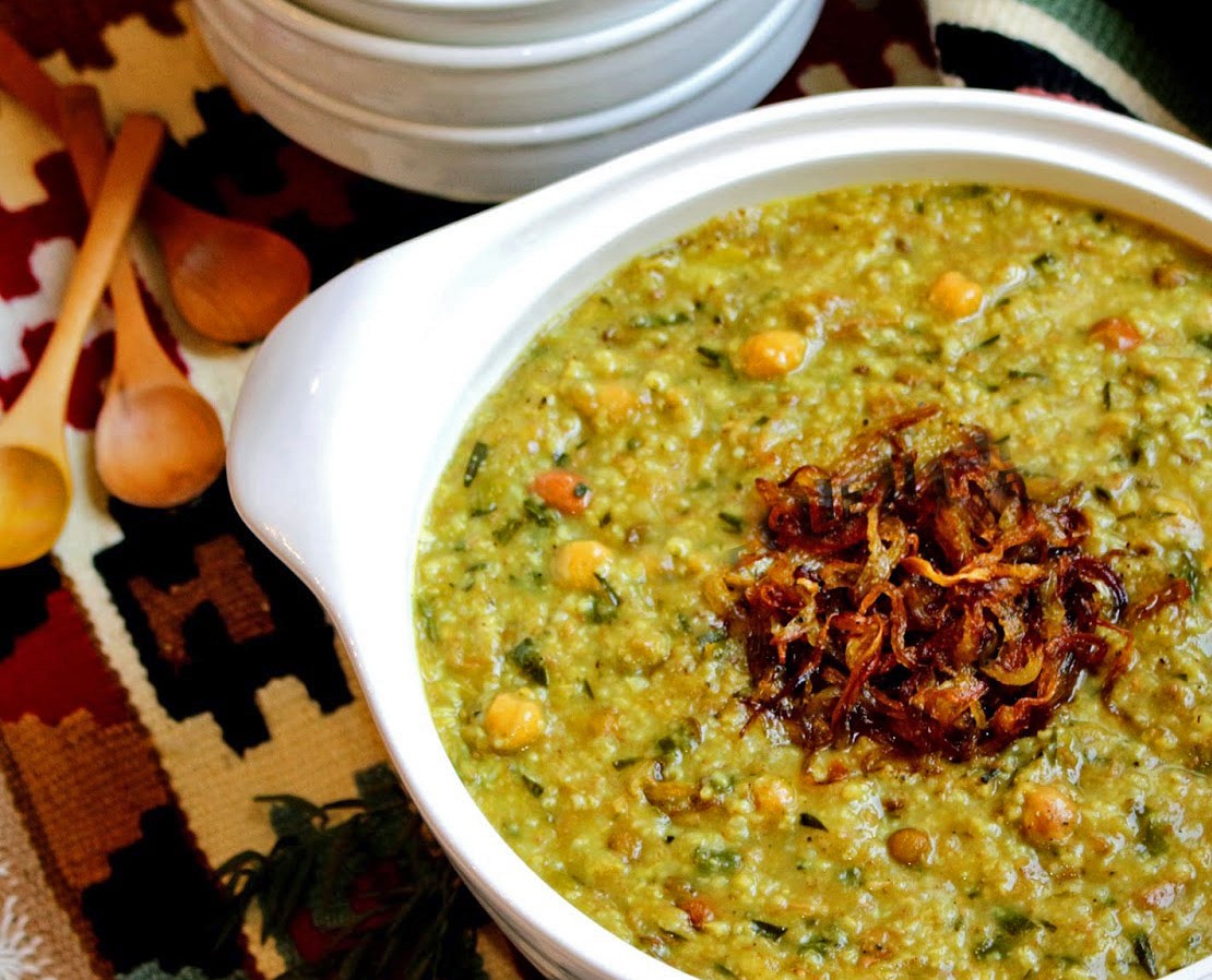 Ashe Sabzi Shirazi Persian Herb Broth recipe PersianGood
