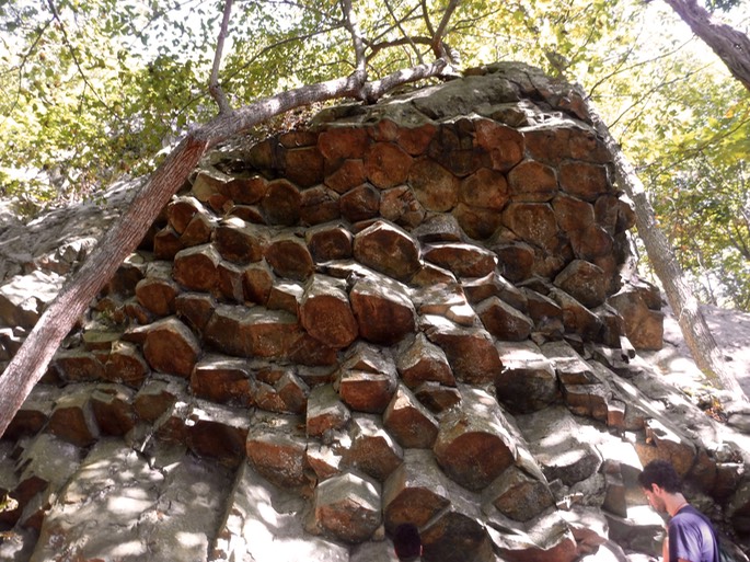 Columnar Jointing in MetaBasalt, Shenandoah National Park, Virginia