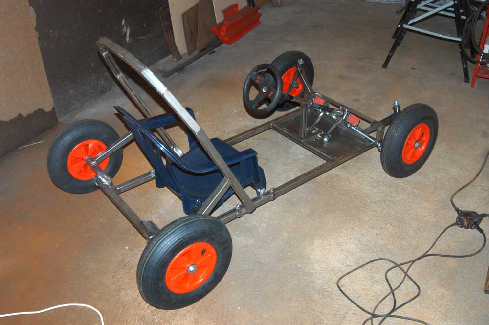 Downhill kart for the kids in the making. MIG Welding Forum