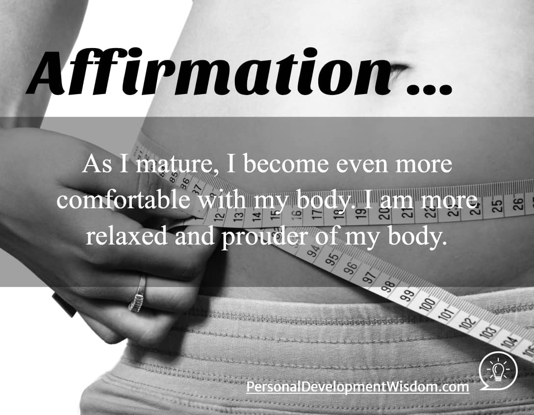 Affirmation To Maintaining My Ideal Weight Personal Development Wisdom
