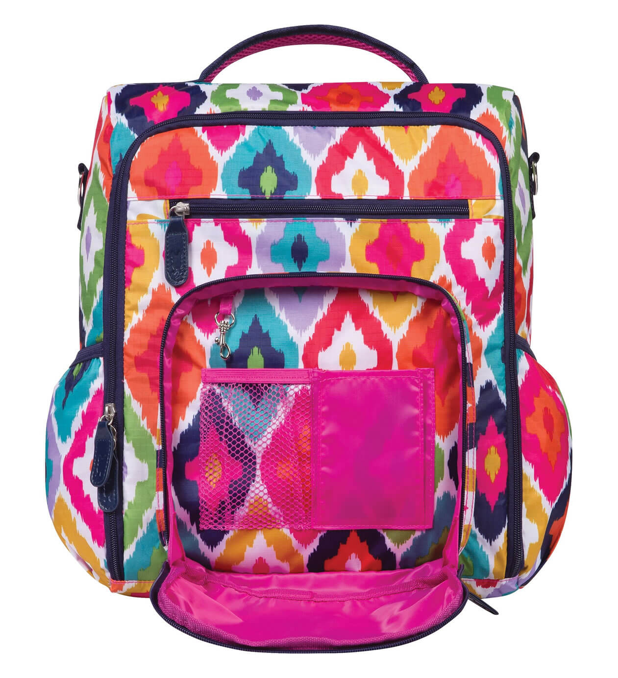 Monogrammed Backpack Diaper Bag Diamonds Personalized Babies