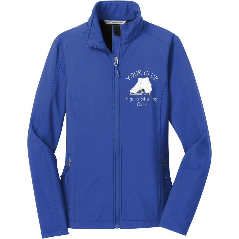 Figure Skating Club Core Jacket with Skates Personalized Skaters