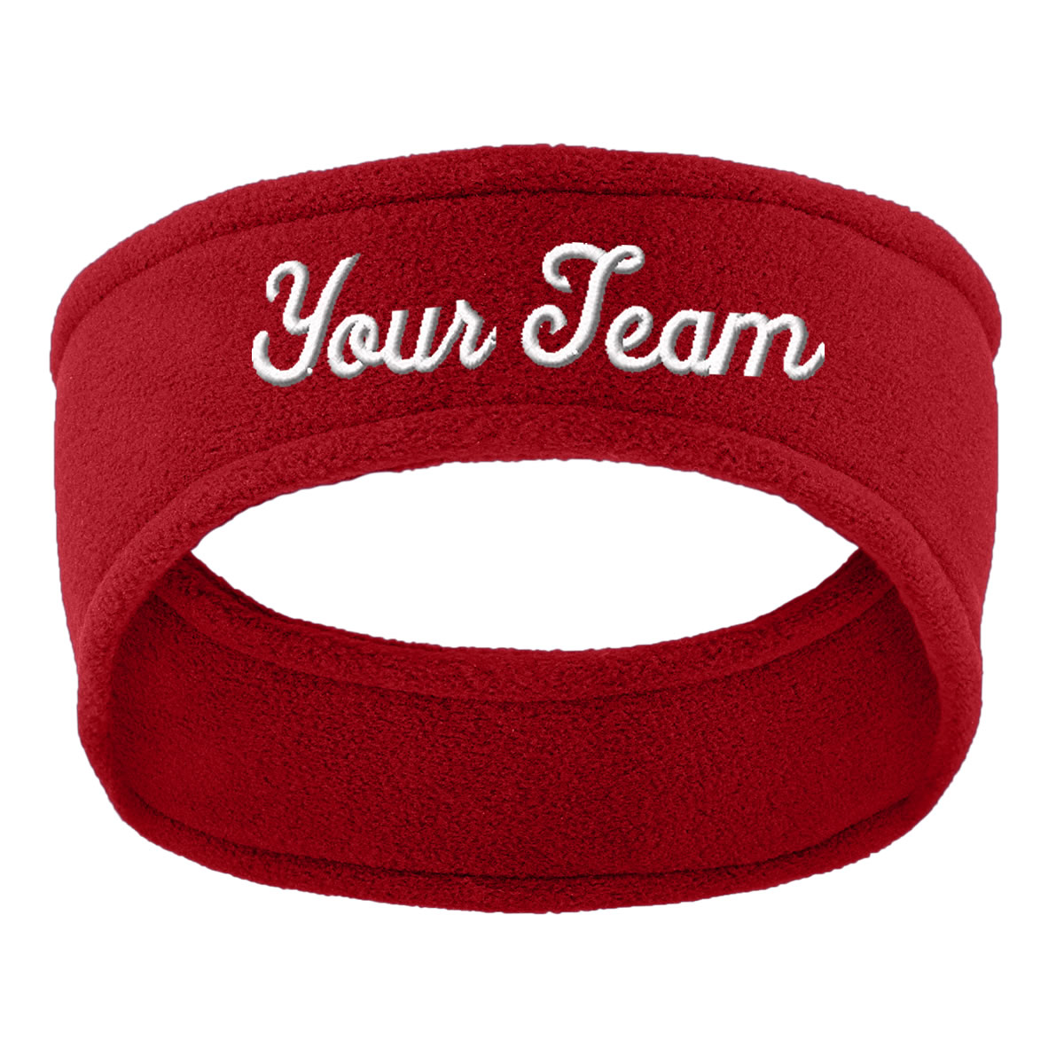 Synchro Team Fleece Headband Personalized Skaters