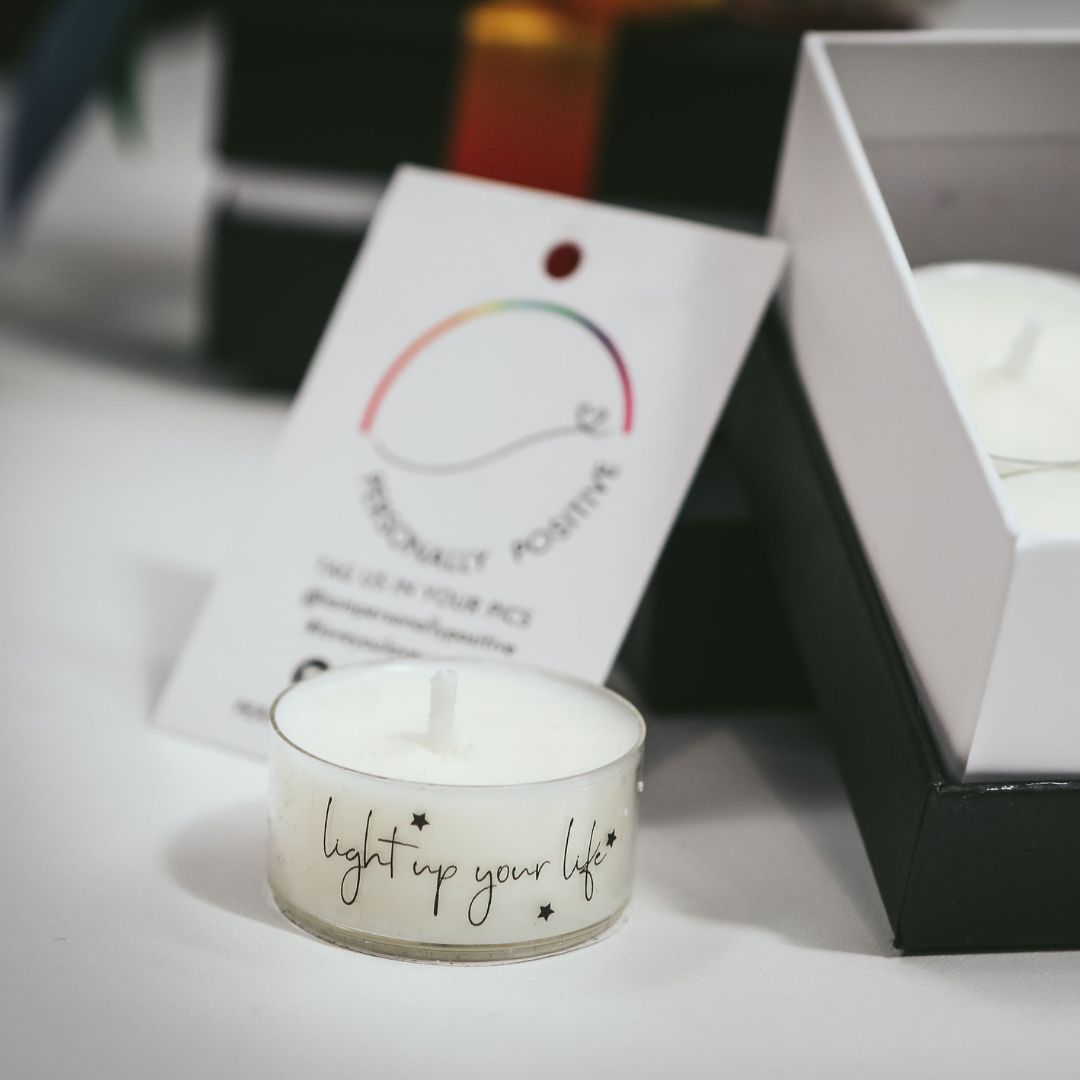 Light Up Your Life TeaLights Set of 4 Personally Positive