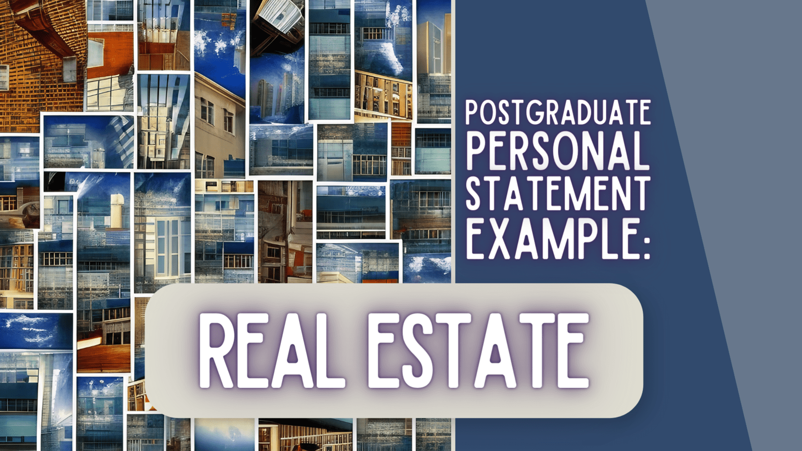 Postgraduate Personal Statement Example Real Estate Personal