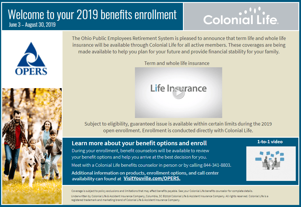 Life insurance available to members PERSpective