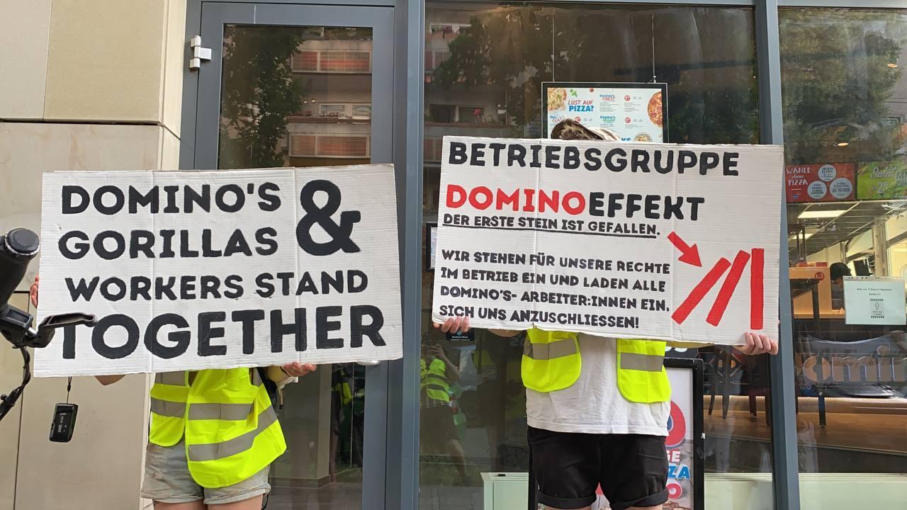 Betriebsgruppe bei "Dominos Pizza" euch! So geht es nicht