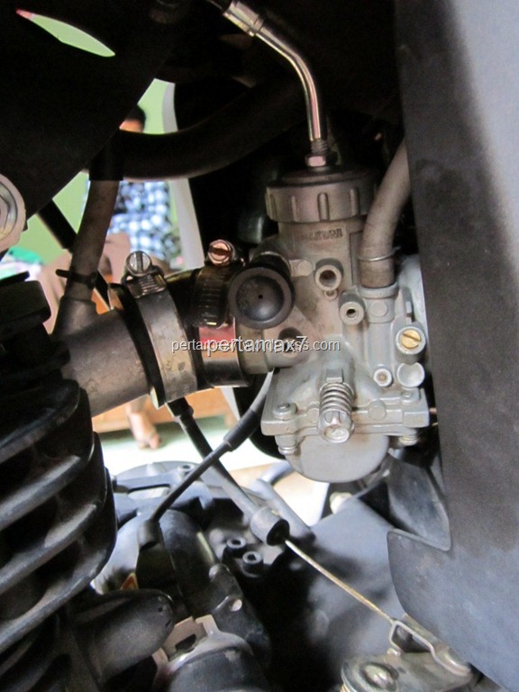 meningkatkan performa yamaha byson dengan memotong intake manifold