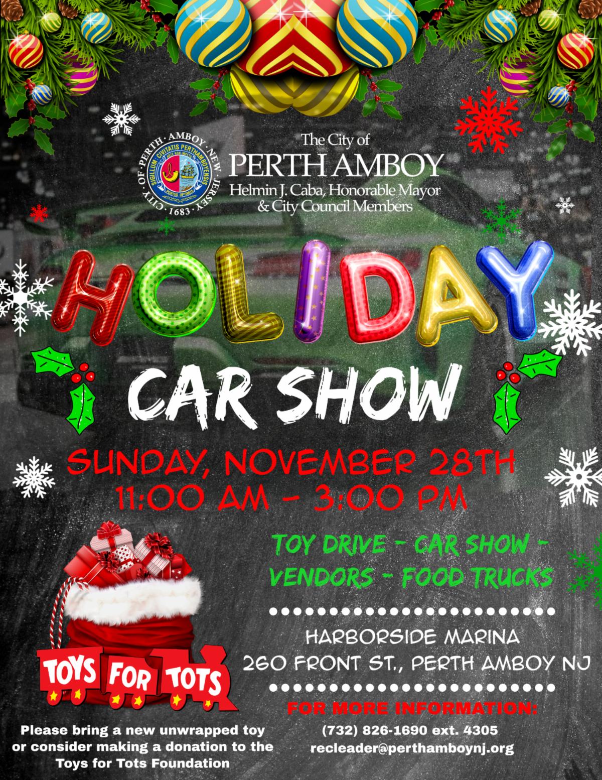 Holiday Car Show at the Marina Perth Amboy Now