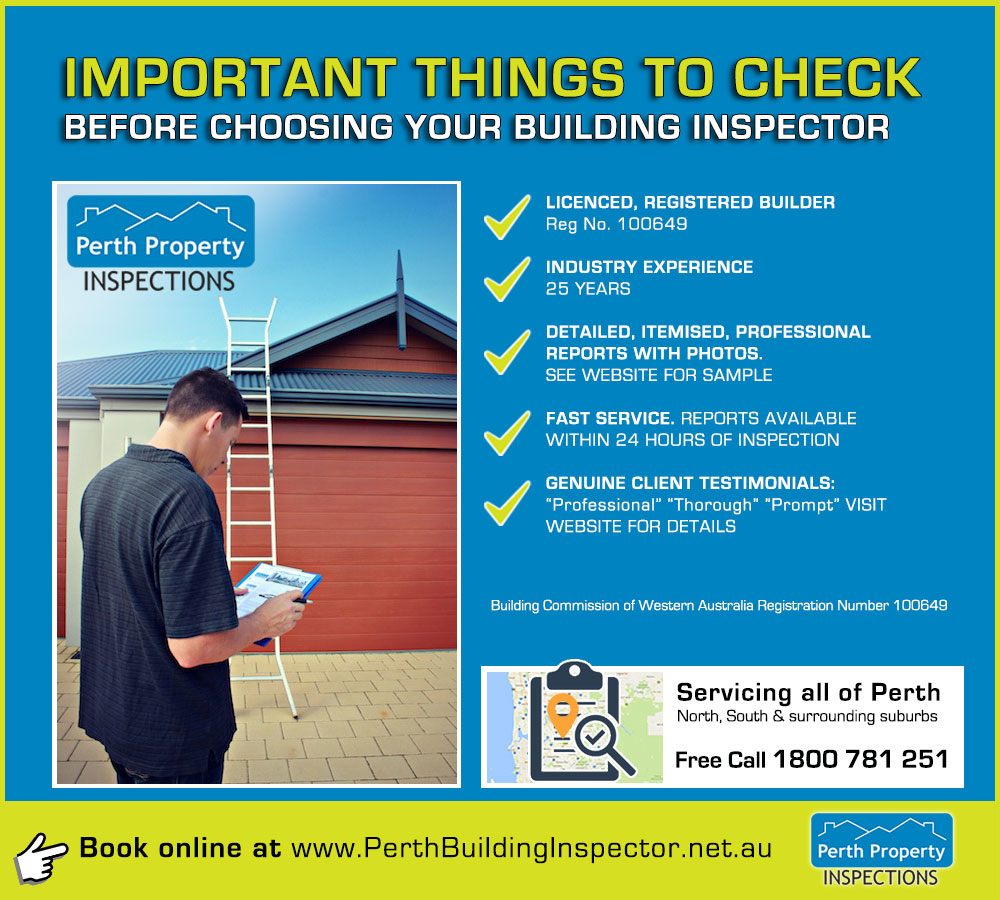 Building Inspections Perth. Detailed Property Inspection Reports