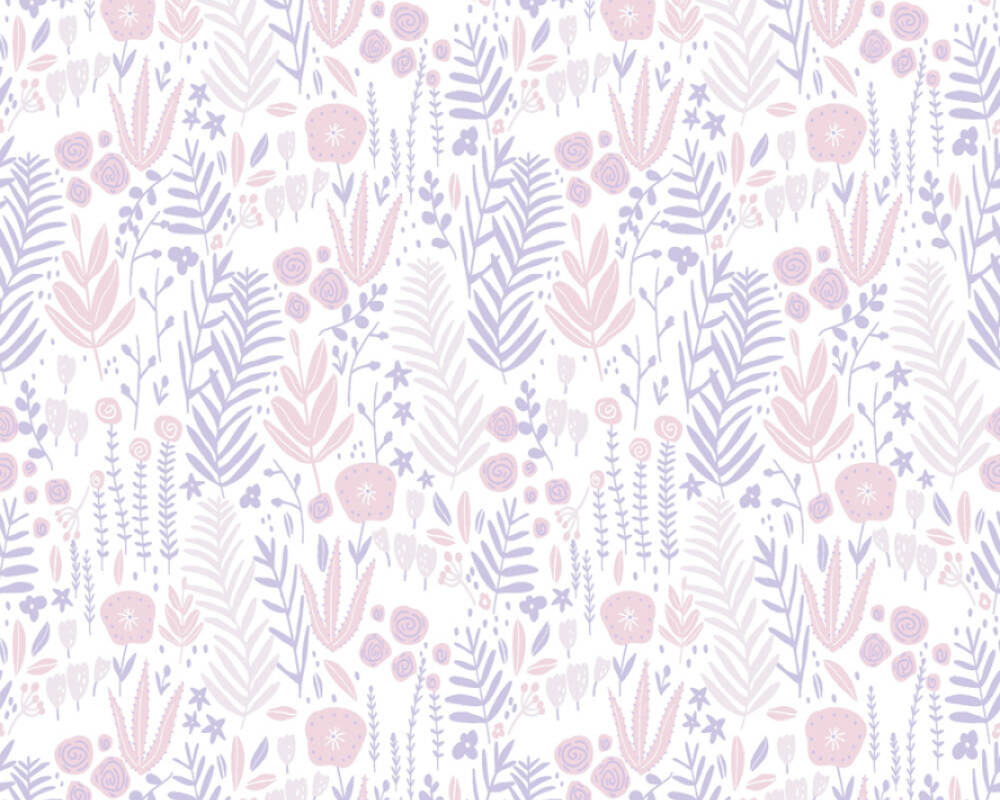 Livingwalls Wallpaper «Child motif, Pink, Purple, White» 381181 Perth