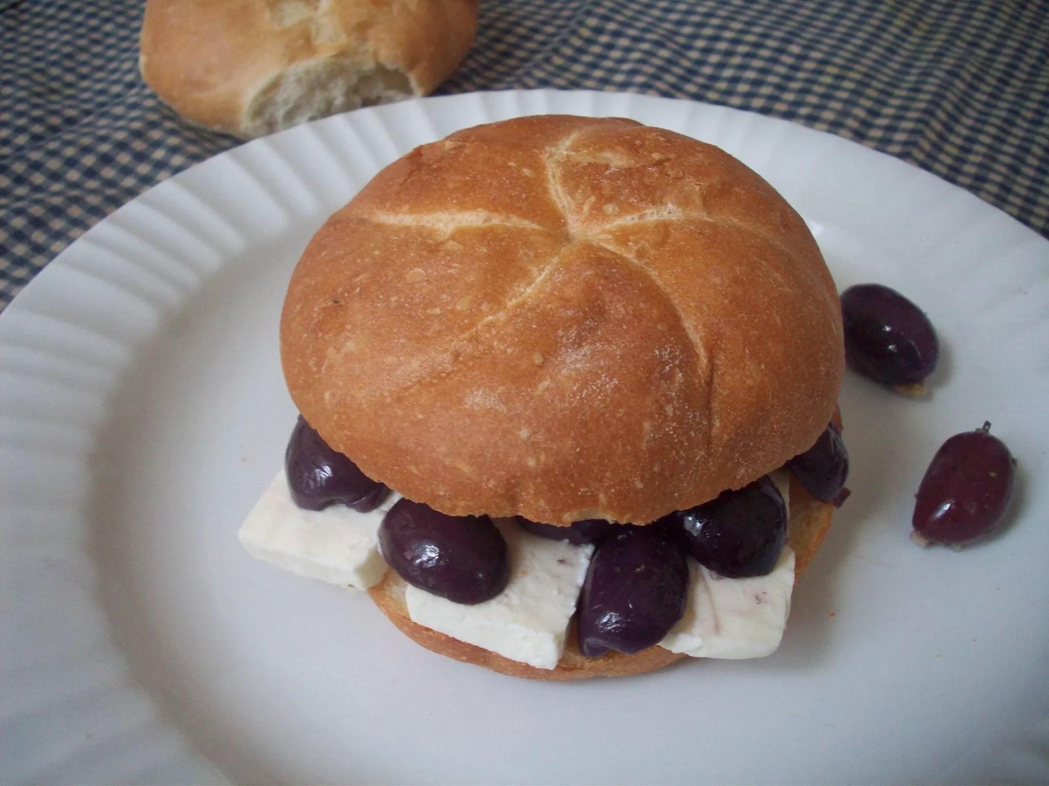pan con aceitunas