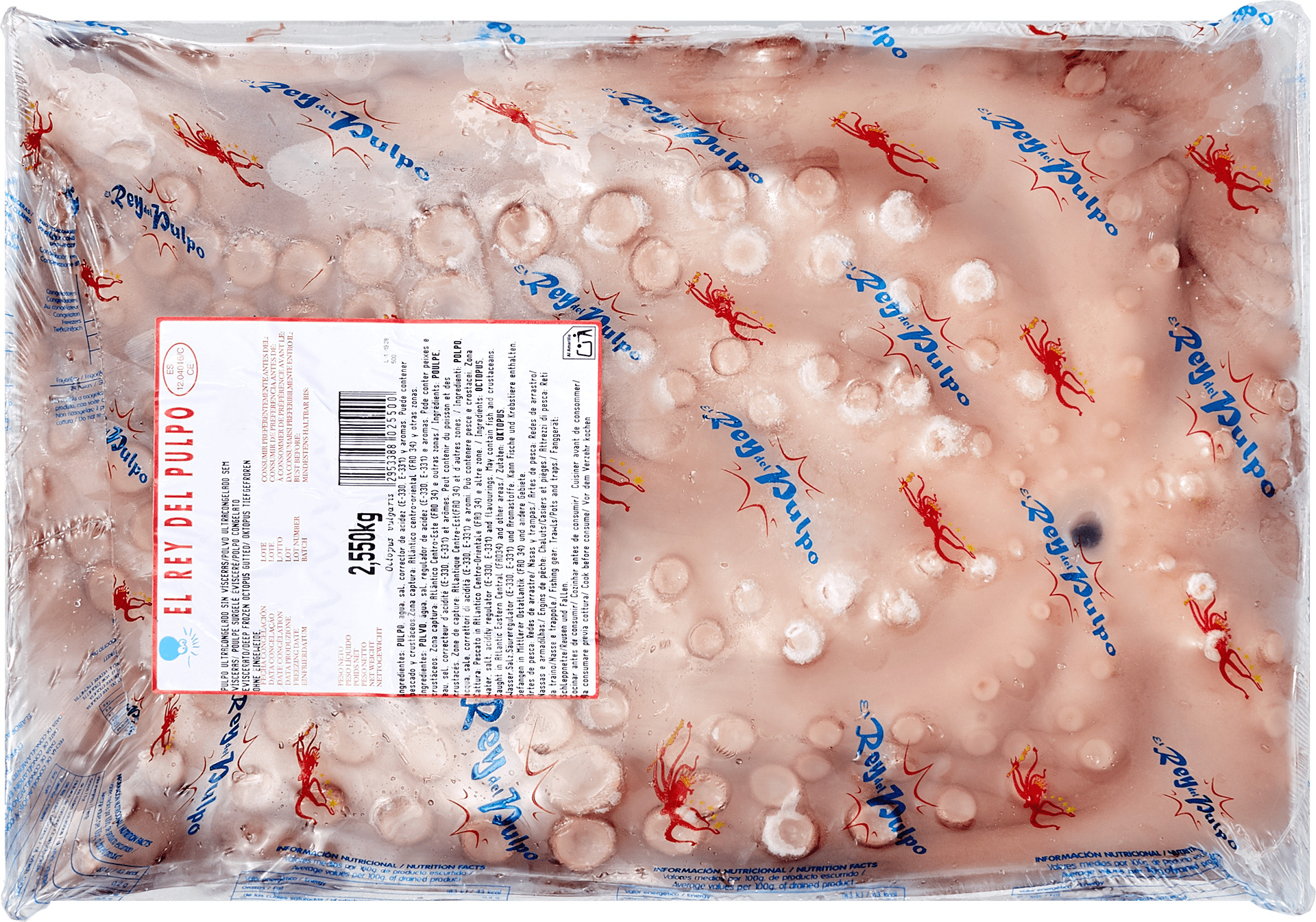 Polvo 2000/3000gr EL REY DEL PULPO PESCACERTA