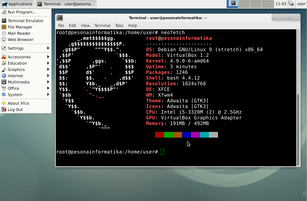 Cara install Desktop di Debian 9 Pesona Informatika