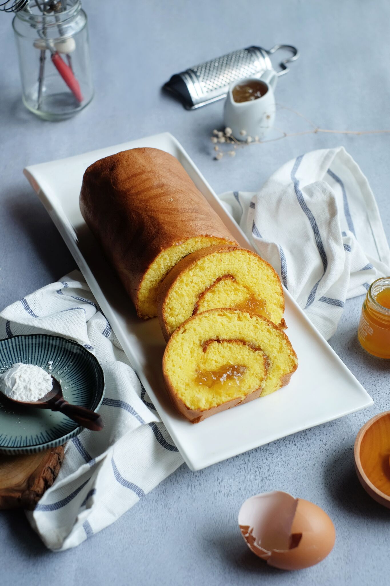 Bolu Gulung Nanas Cara Membuat Roti Bolu Gulung Selai Nanas Resep