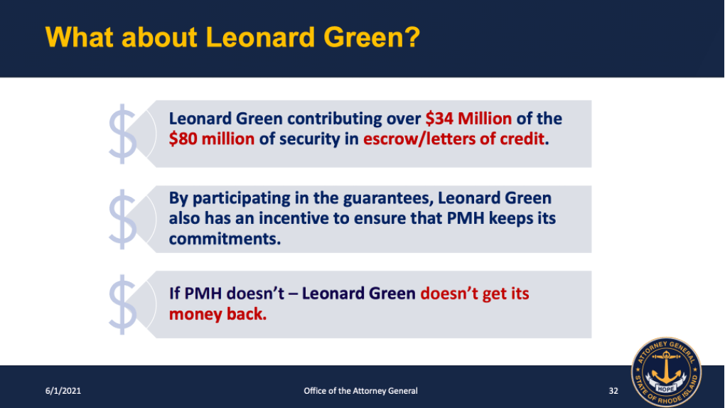 Rhode Island AG Slams Leonard Green & Partners for Raiding Hospitals