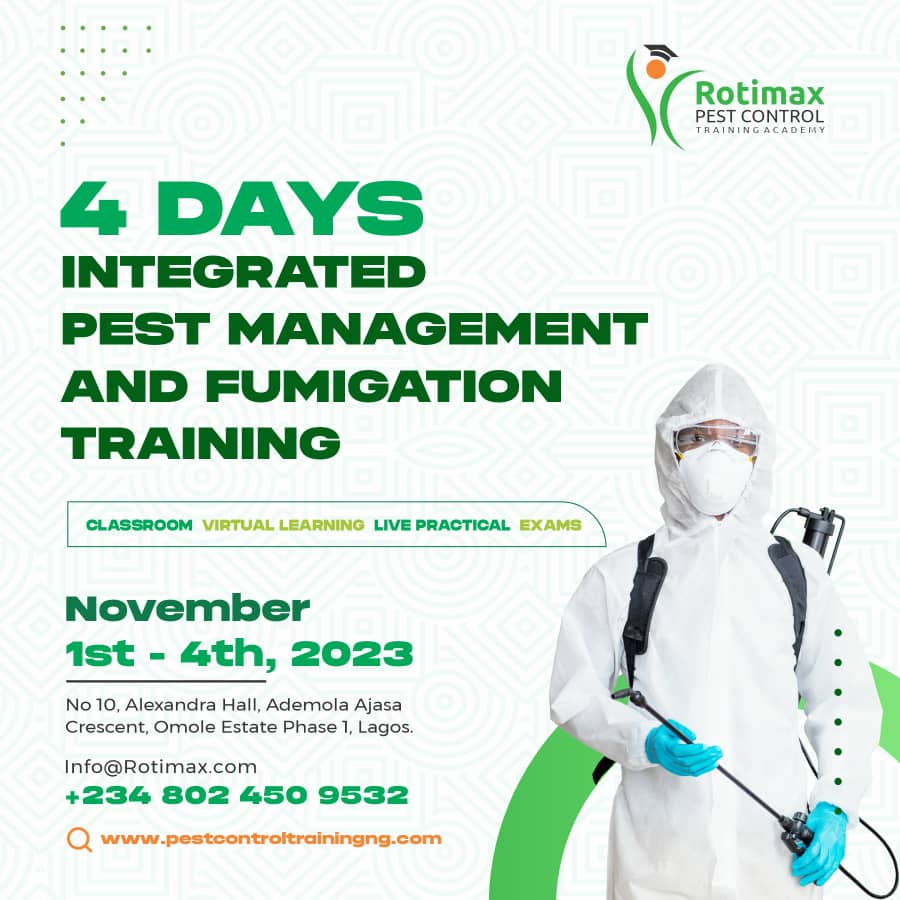 TRAINING UPDATE COMPREHENSIVE INTEGRATED PEST MANAGEMENT AND