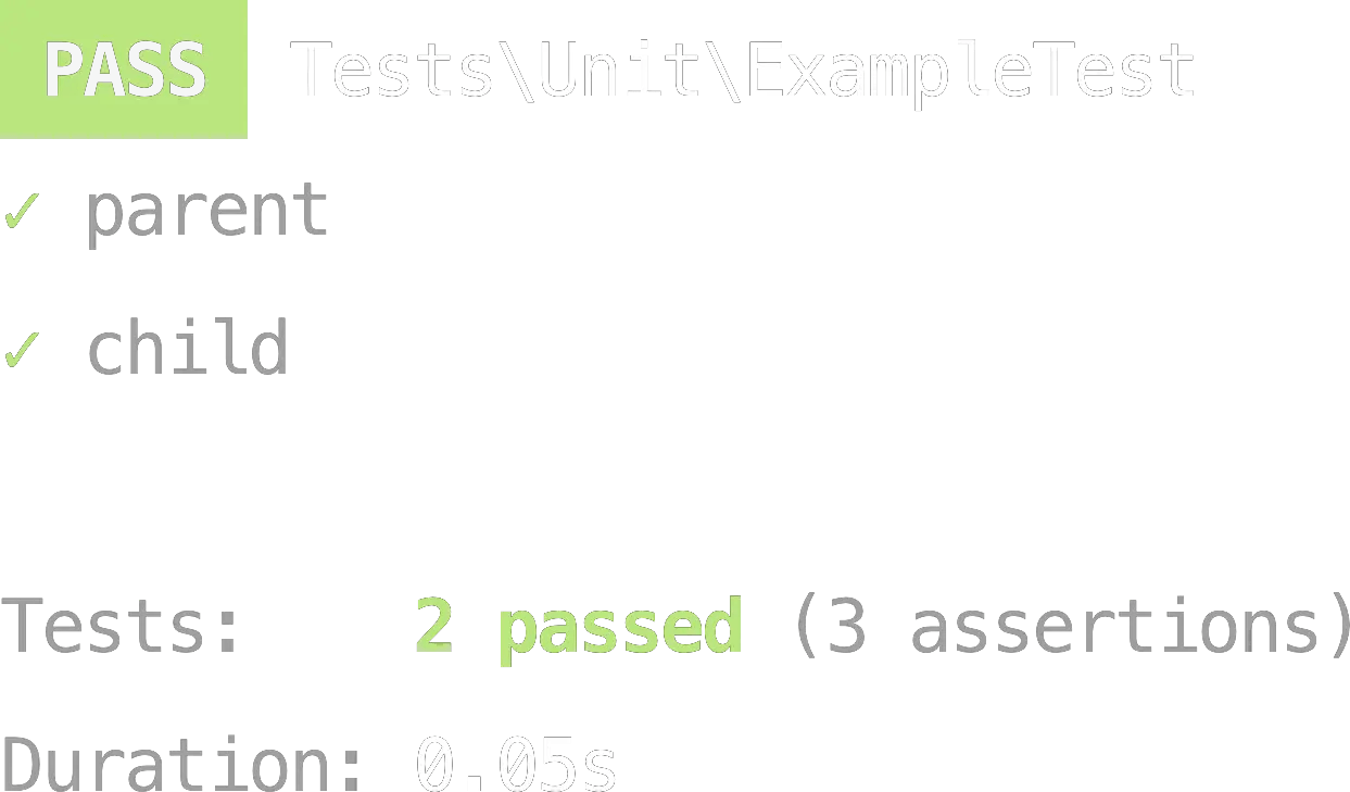 Test Dependencies Pest The elegant PHP Testing Framework