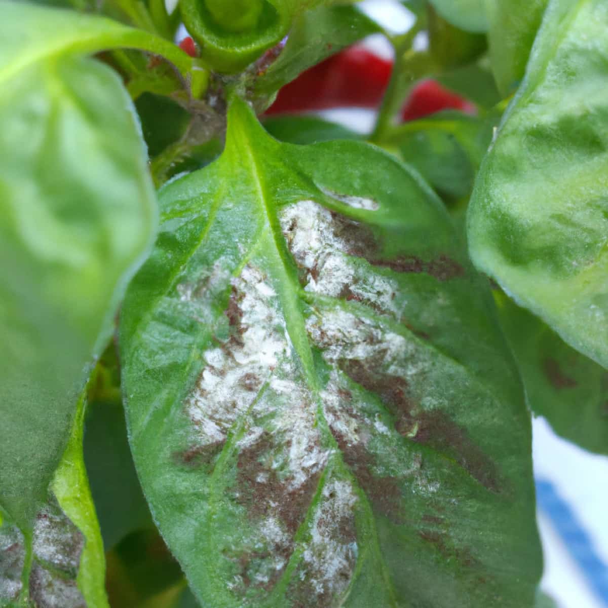 Powdery Mildew Management in Chilli Pepper Symptoms, Identification