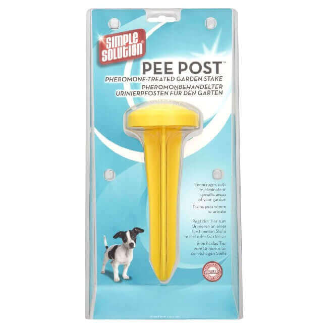 Simple Solution Dog Pee Post Garden Stake Convinces Dogs to Pee Here