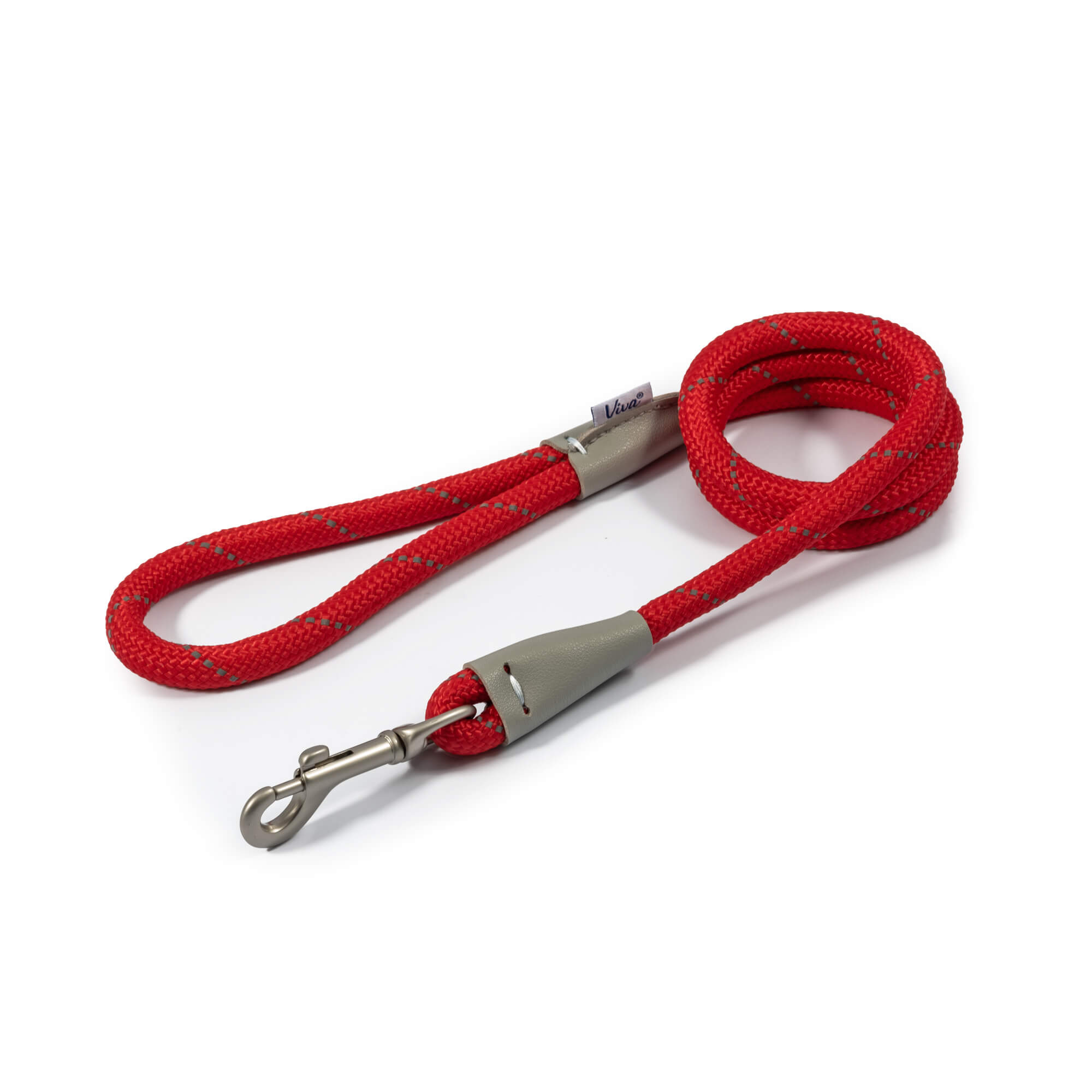 Ancol Viva Rope Dog Lead Reflective Red Pet Bliss Ireland