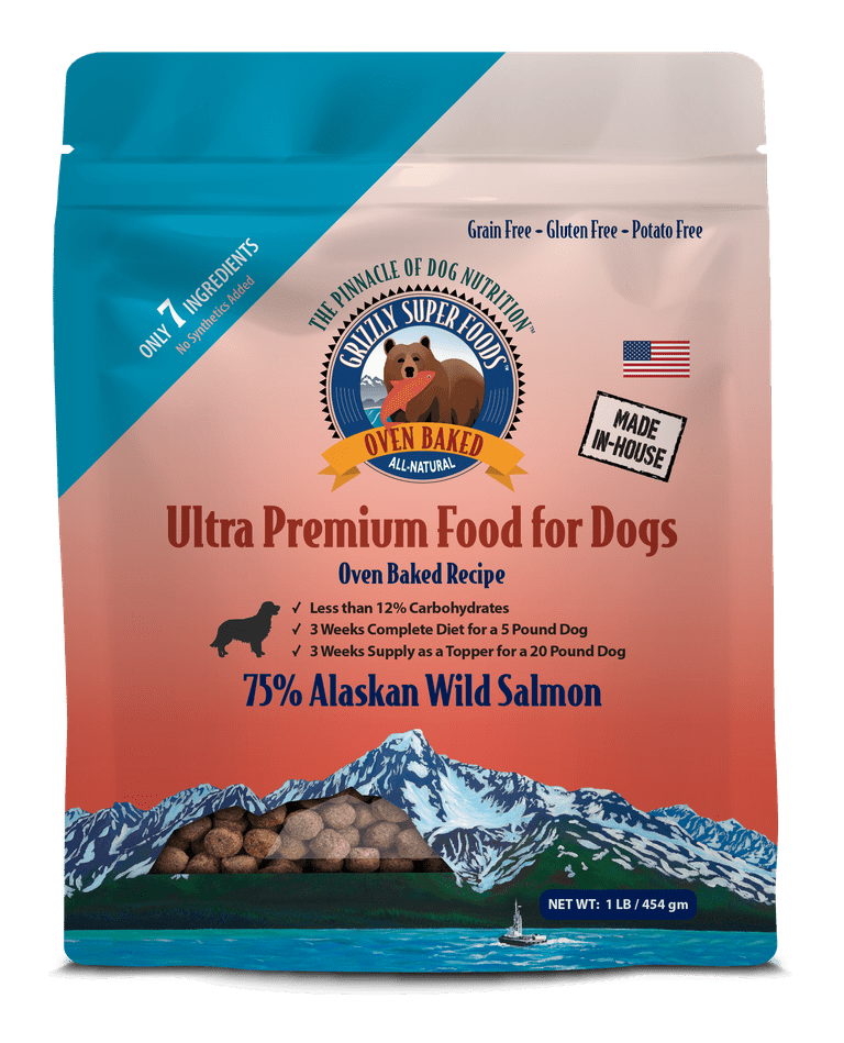Grizzly Pet Products Grizzly SuperFoods OvenBaked Salmon Food For