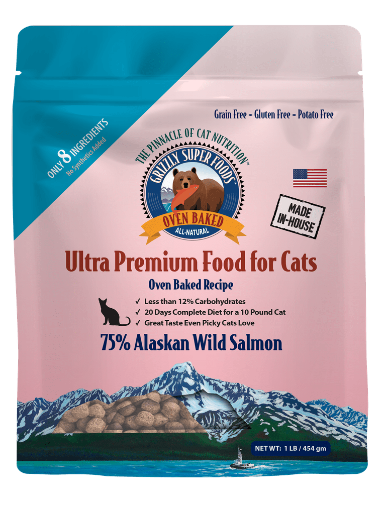 Grizzly Pet Products Grizzly SuperFoods OvenBaked Salmon Food For