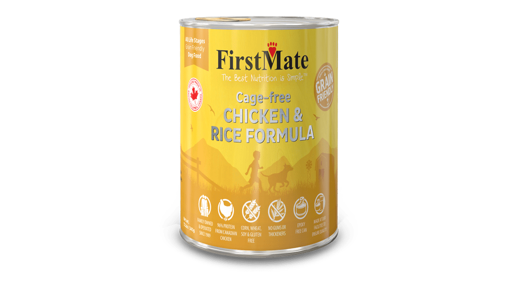 FirstMate Pet Foods FirstMate Grain Friendly CageFree Chicken with Rice Dog Food 12.2oz Pet