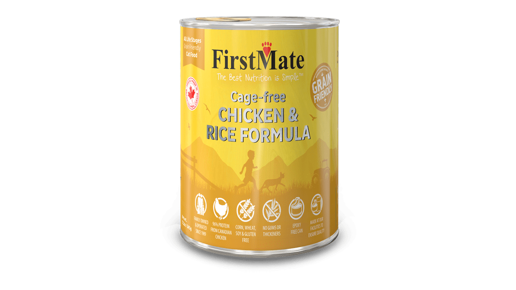 FirstMate Pet Foods FirstMate Grain Friendly CageFree Chicken with Rice Cat Food 12.2oz Pet
