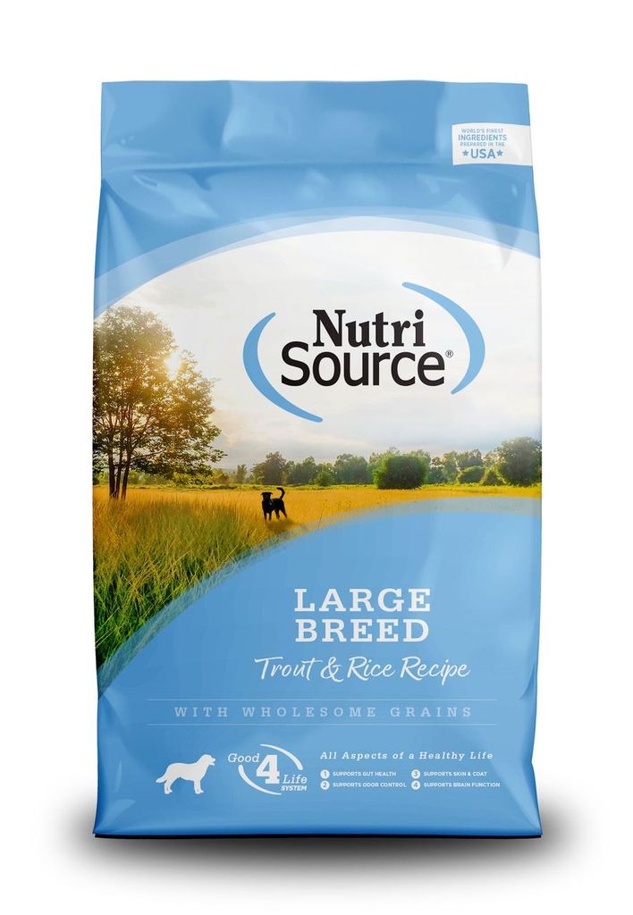 Tuffy's Pet Foods NutriSource Large Breed Trout & Rice Dog Food (30