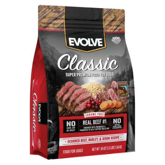 Sunshine Mills, Inc. Evolve Classic Deboned Beef, Barley, and Bison