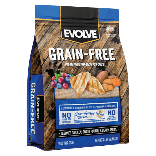 Sunshine Mills, Inc. Evolve Grain Free Deboned Chicken, Sweet Potato, and Berry Recipe Dry Dog