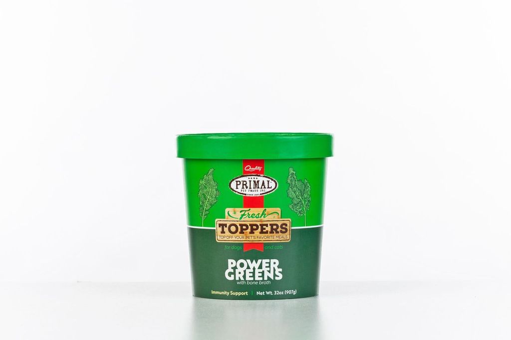 Primal Pet Foods 32oz Fresh Topper Power Greens Pet Insight