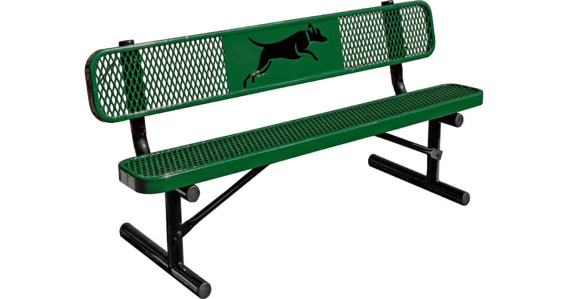 6′ Dog Park Bench Pet and Playground